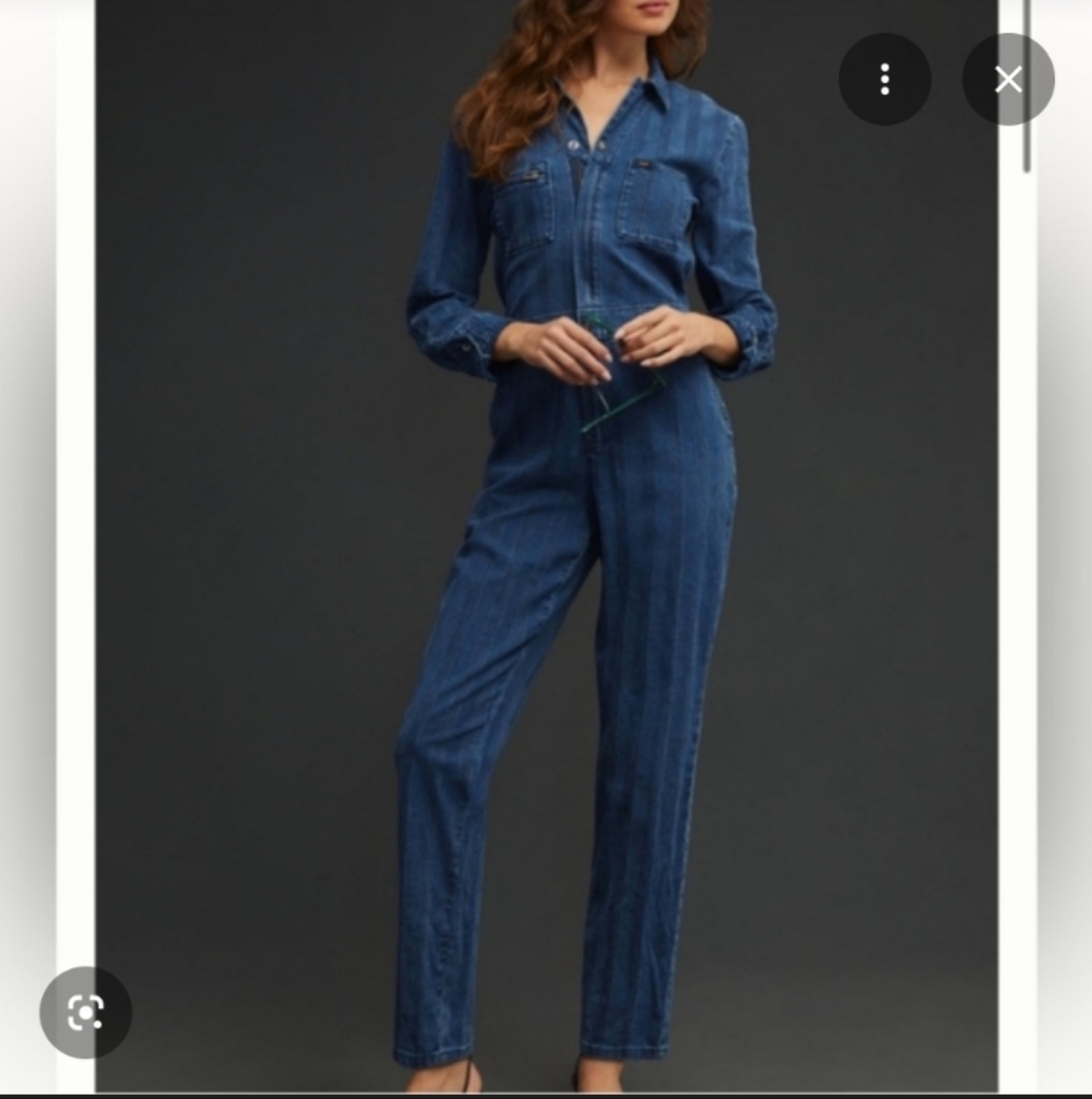 Lee Union-alls Denim Jumpsuit Pinstripe - Picture 12 of 12